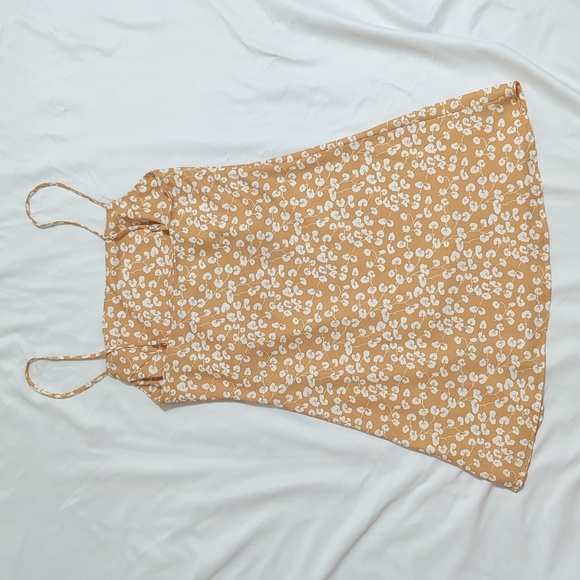 Princess Polly Jade Basin Mini Dress, Color Mustard Size 4 - Picture 4 of 16